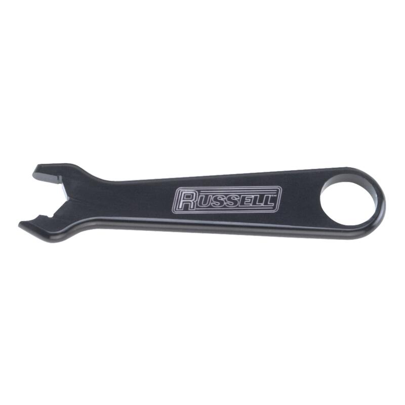 Russell AN Wrench 651900; Single Open End Black Anodized Aluminum -06AN 
