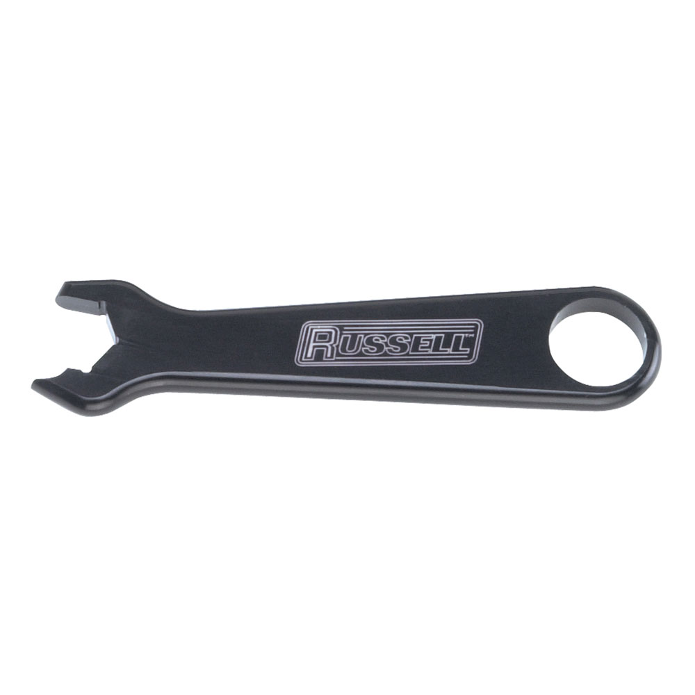 Russell AN Wrench 651900; Single Open End Black Anodized Aluminum -06AN 