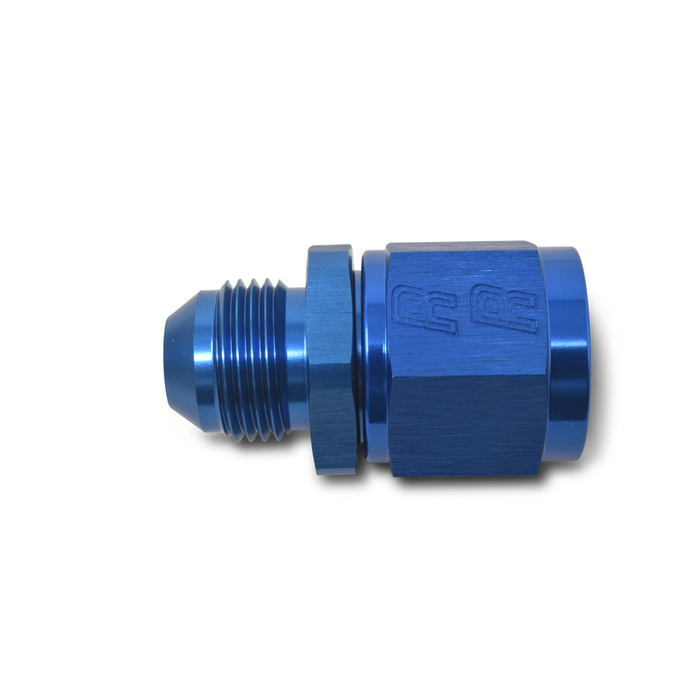 Russell AN Fitting 660000; AN to AN Reducer Blue -06AN Female Straight -04AN Male 