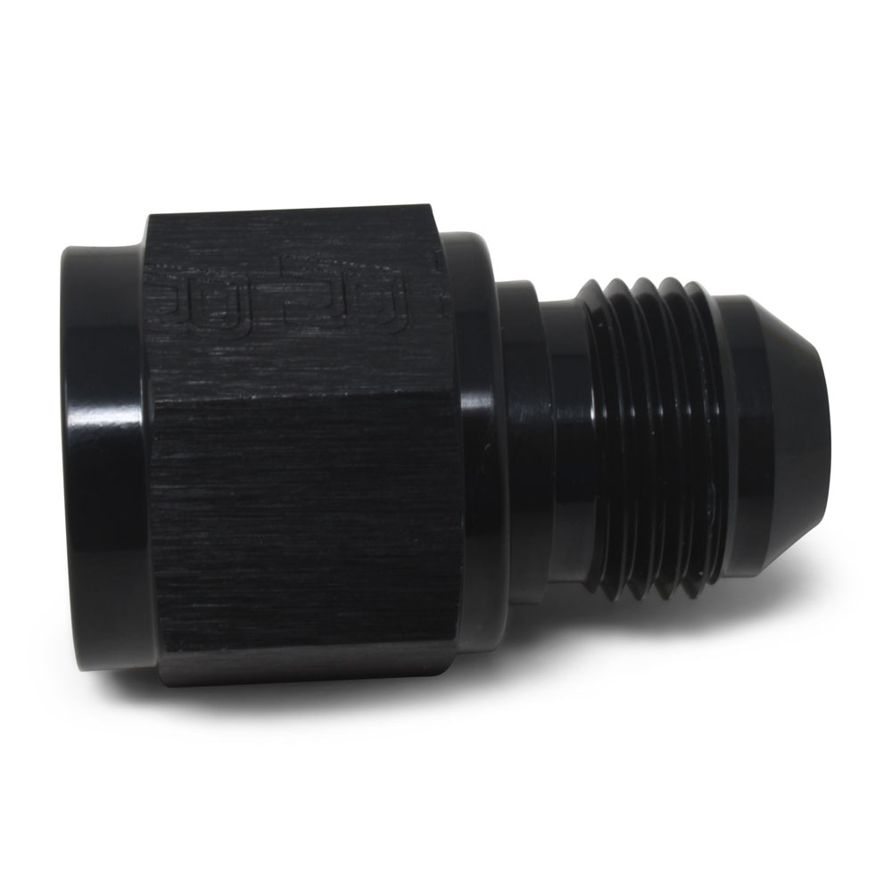 Russell AN Fitting 660003; AN to AN Reducer Black -06AN Female Straight -04AN Male 
