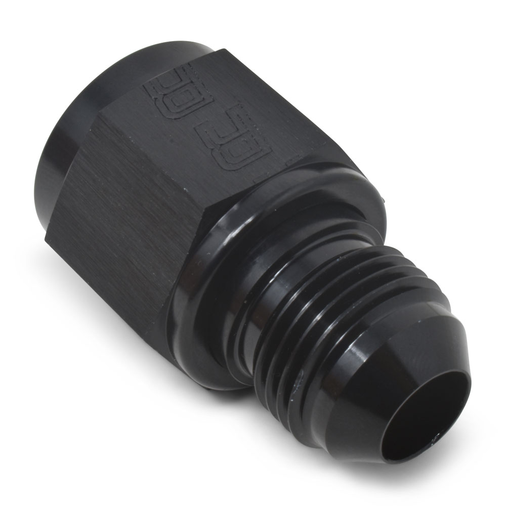 Russell AN Fitting 660003; AN to AN Reducer Black -06AN Female Straight -04AN Male 