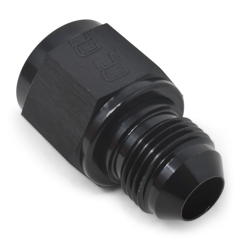 Russell AN Fitting 660013; AN to AN Reducer Black -08AN Female Straight -04AN Male 