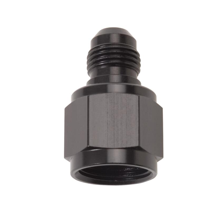 Russell AN Fitting 660023; AN to AN Reducer Black -08AN Female Straight -06AN Male 