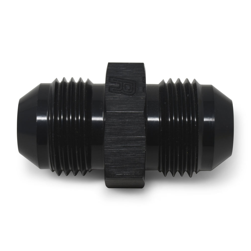 Russell AN Fitting 660353; AN to AN Union Black -06AN Male Straight -06AN Male 