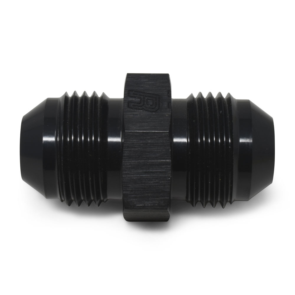Russell AN Fitting 660363; AN to AN Union Black -08AN Male Straight -08AN Male 