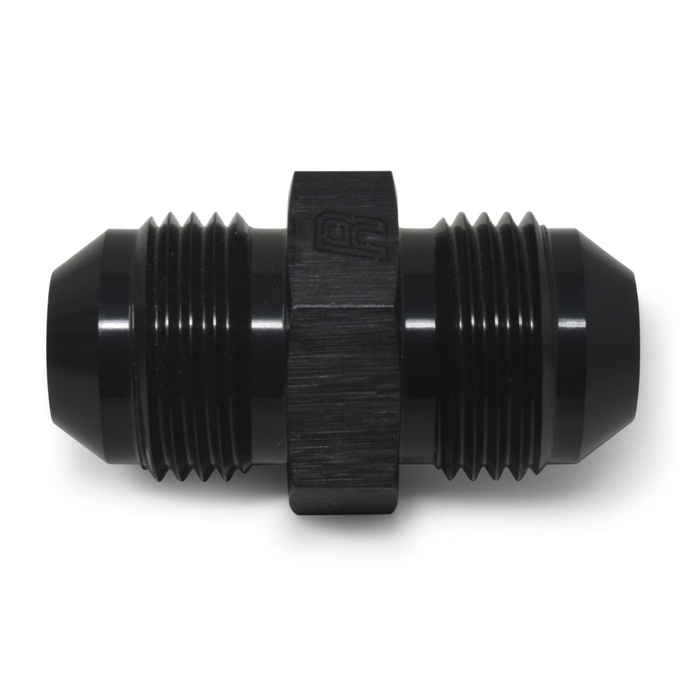 Russell AN Fitting 660363; AN to AN Union Black -08AN Male Straight -08AN Male 