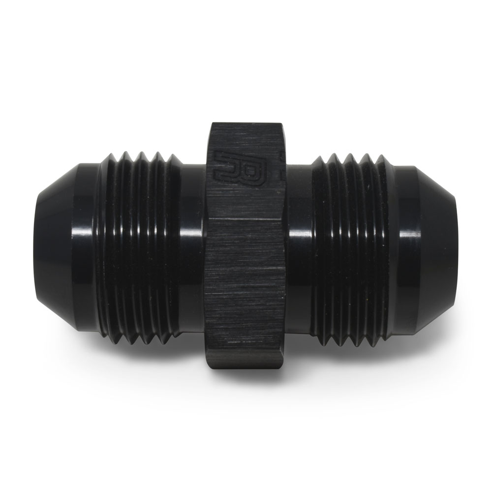 Russell AN Fitting 660373; AN to AN Union Black -10AN Male Straight -10AN Male 