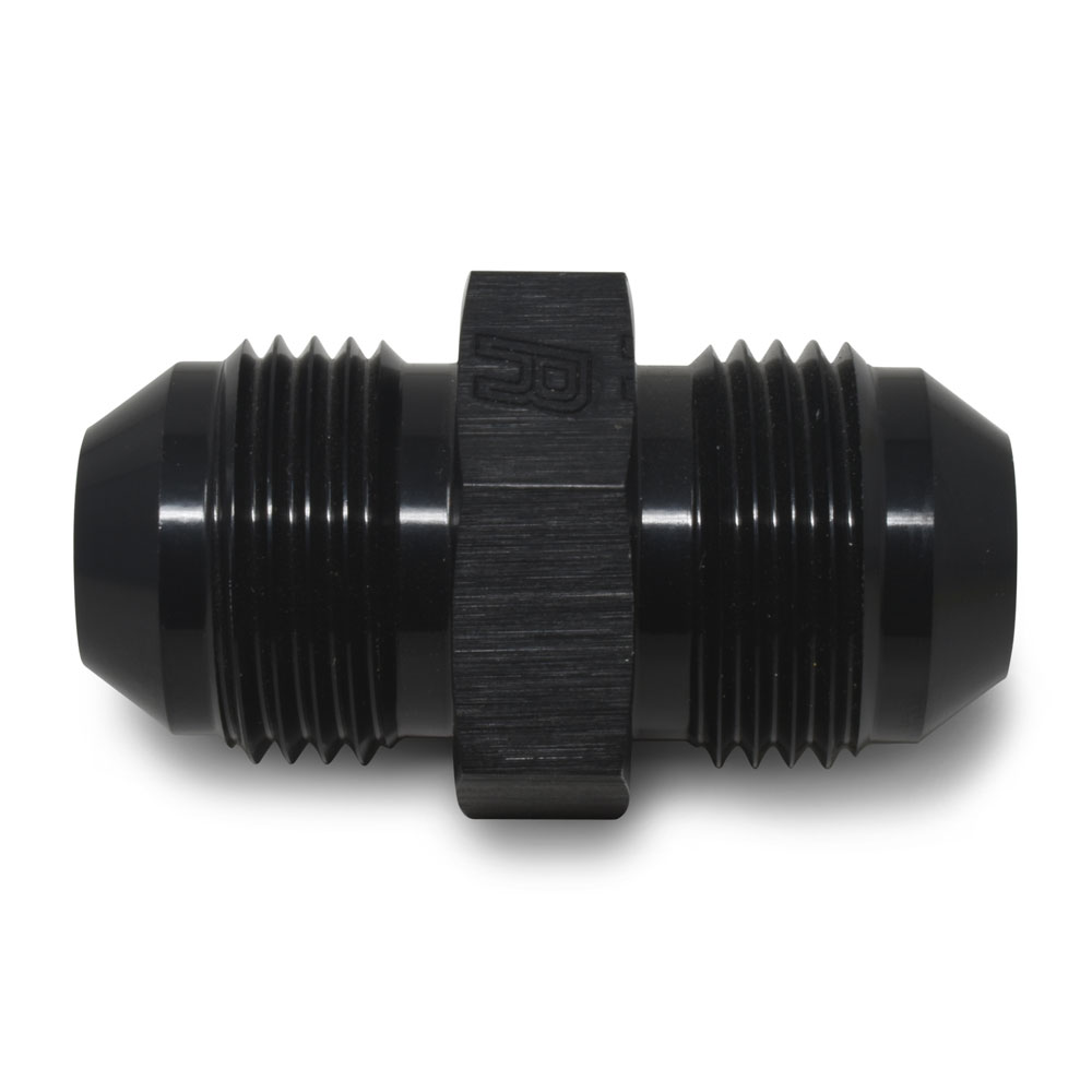 Russell AN Fitting 660383; AN to AN Union Black -12AN Male Straight -12AN Male 