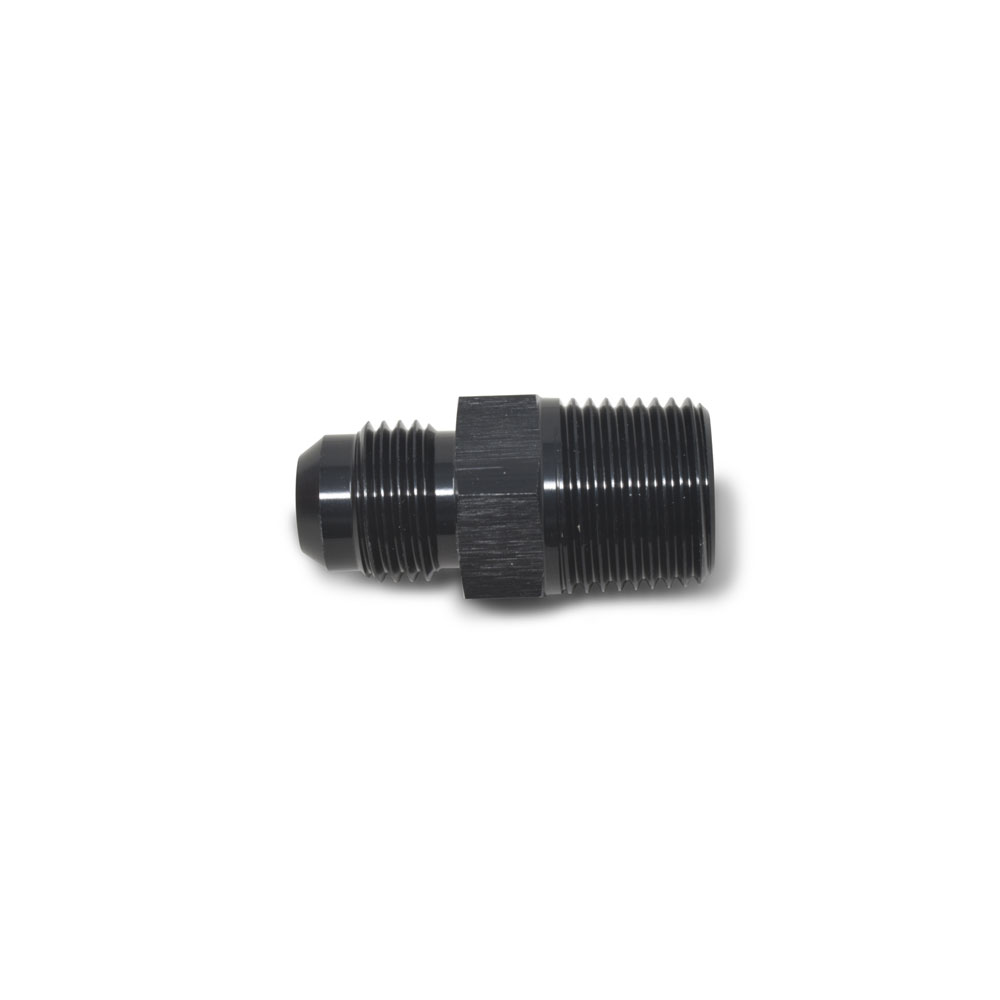 Russell AN Fitting 660423; AN to NPT Adapter Black -04AN Male Straight 1/8 in. NPT Male 