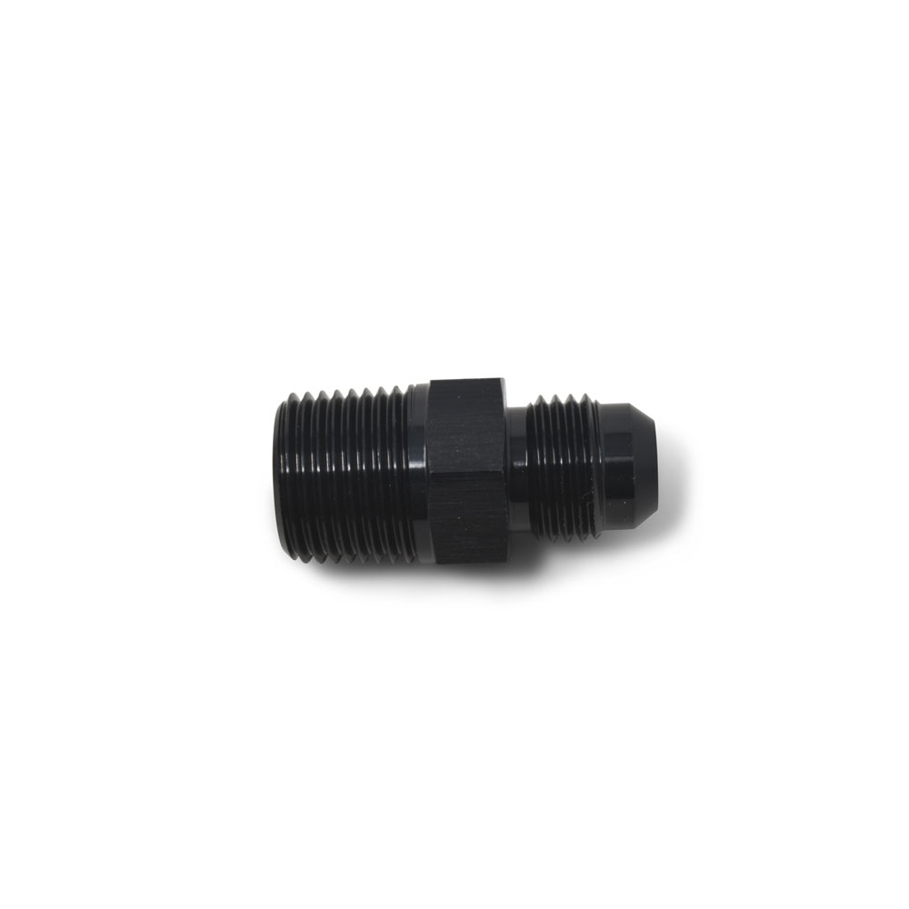 Russell AN Fitting 660543; AN to NPT Adapter Black -16AN Male Straight 3/4 in. NPT Male 