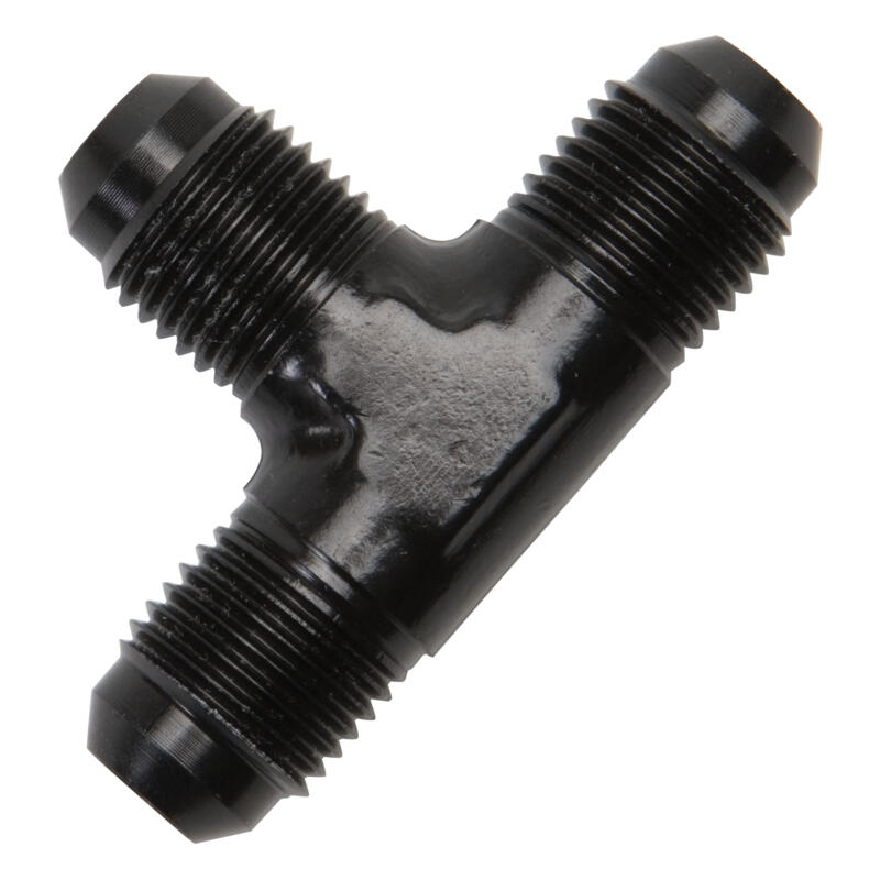 Russell AN Fitting 661003; AN to AN Tee Black -04AN Male -04AN Male -04AN Male 