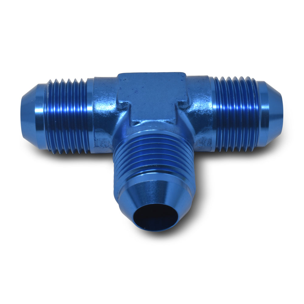 Russell AN Fitting 661050; AN to AN Tee Blue -12AN Male Tee -12AN Male -12AN Male 