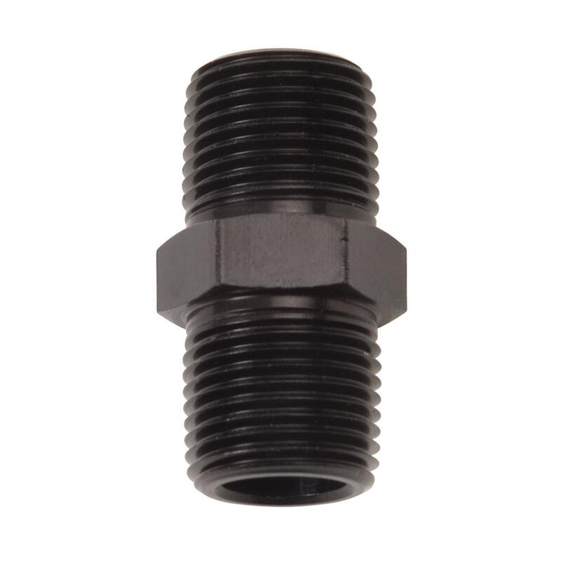Russell Pipe Fitting 661523; NPT to NPT Union Black Anodized 3/8 in. NPT Male Straight 3/8 in. NPT Male 