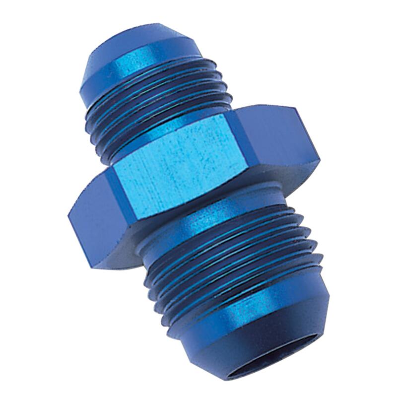 Russell AN Fitting 661810; AN to AN Reducer Blue -12AN Male Straight -08AN Male 
