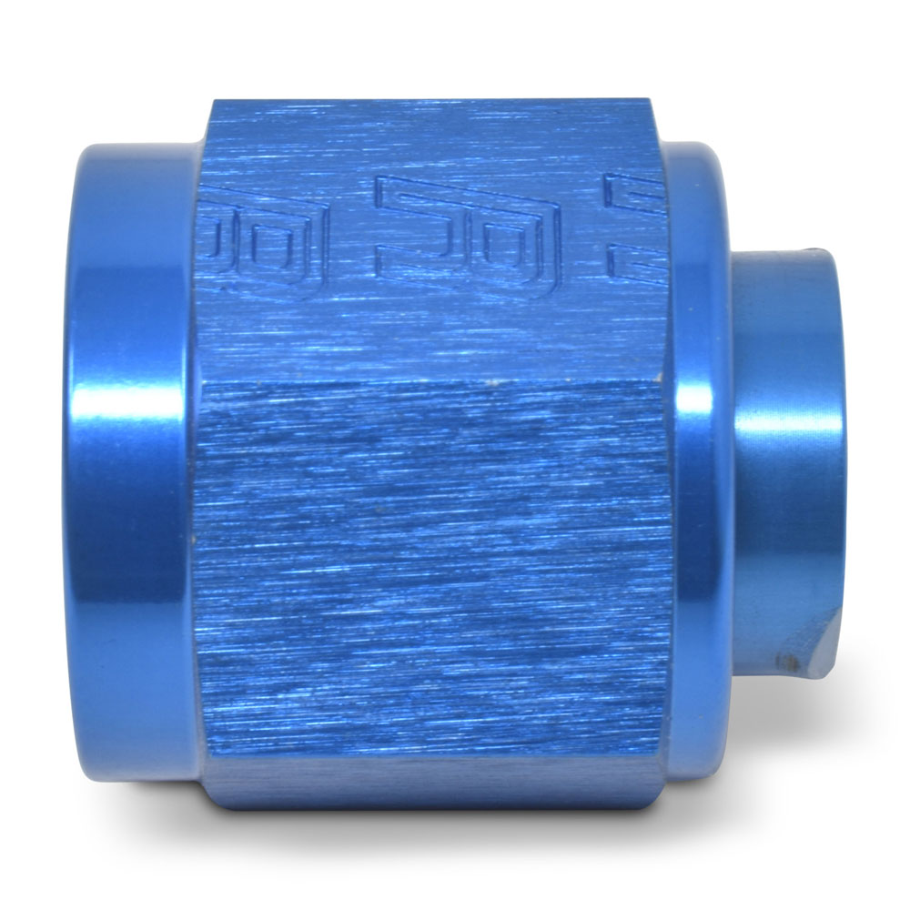 Russell AN Fitting 661960; AN Flare Cap Blue -06AN Female Straight 