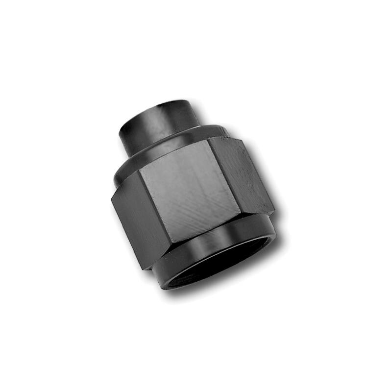 Russell AN Fitting 661963; AN Flare Cap Black -06AN Female Straight 