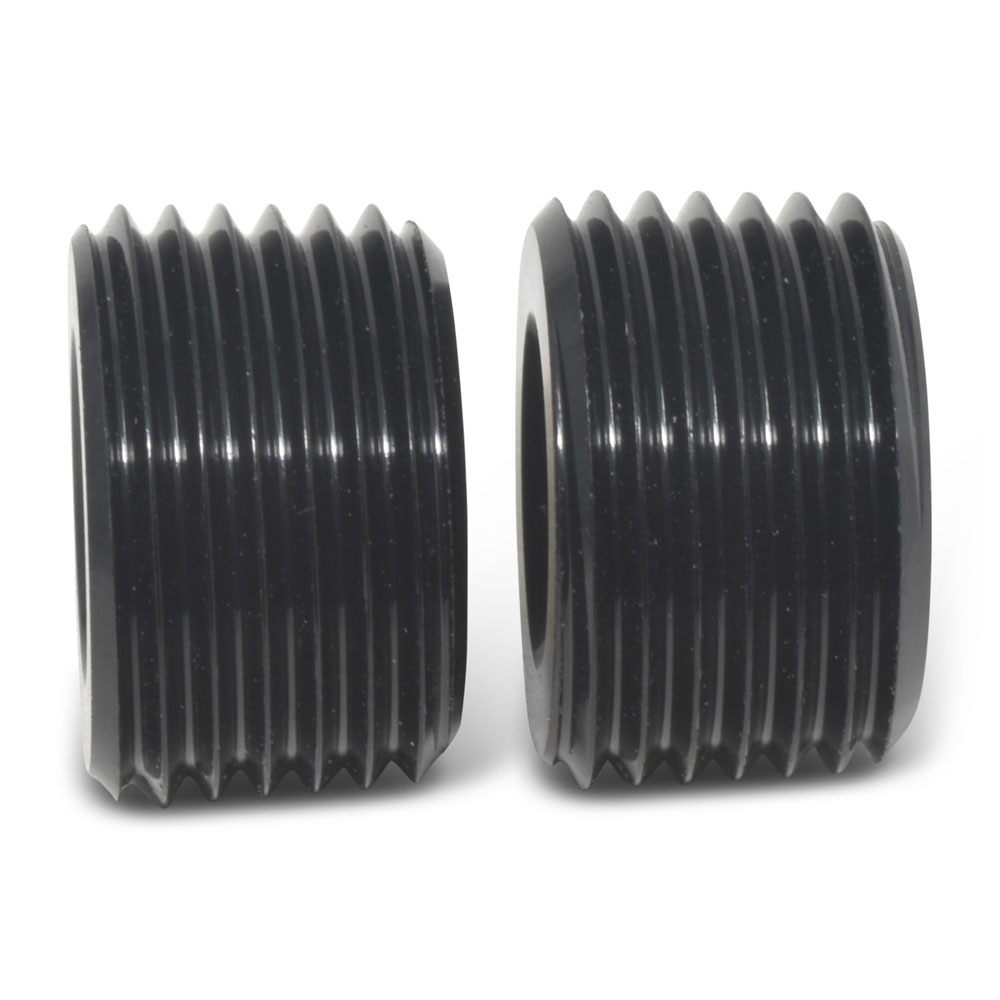 Russell Pipe Fitting 662063; NPT Plug Black Anodized 1/2 in. NPT Male Straight Internal Allen 