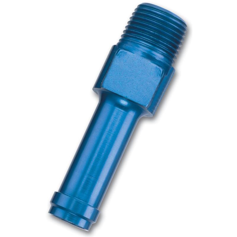 Russell Pipe Fitting 663040; NPT to Hose Barb Adapter Blue Anodized 3/4 in. NPT Male Straight 3/4 in. Hose Barb 