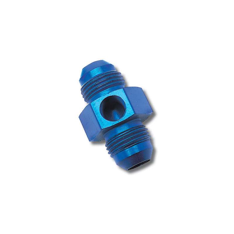 Russell AN Fitting 670080; AN to NPT Adapter Blue -08AN Male Straight 3/8 in. NPT Male 