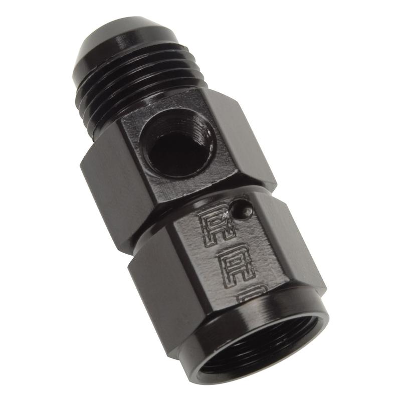 Russell AN Fitting 670293; AN to AN Coupler Black -04AN Female Straight -04AN Male 