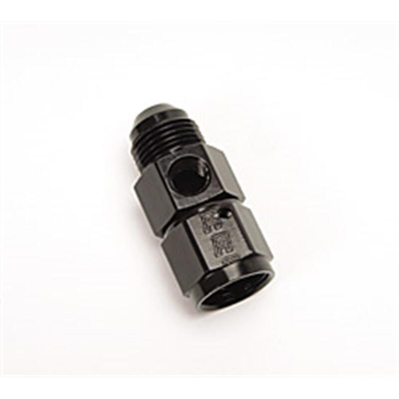 Russell AN Fitting 670353; AN to AN Coupler Black -08AN Female Straight -08AN Male 