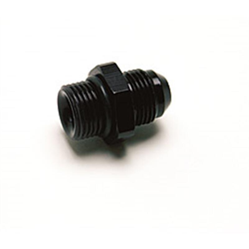 Russell AN Fitting 670700; AN to ORB Adapter Black -08AN Male Straight -08AN ORB Male 