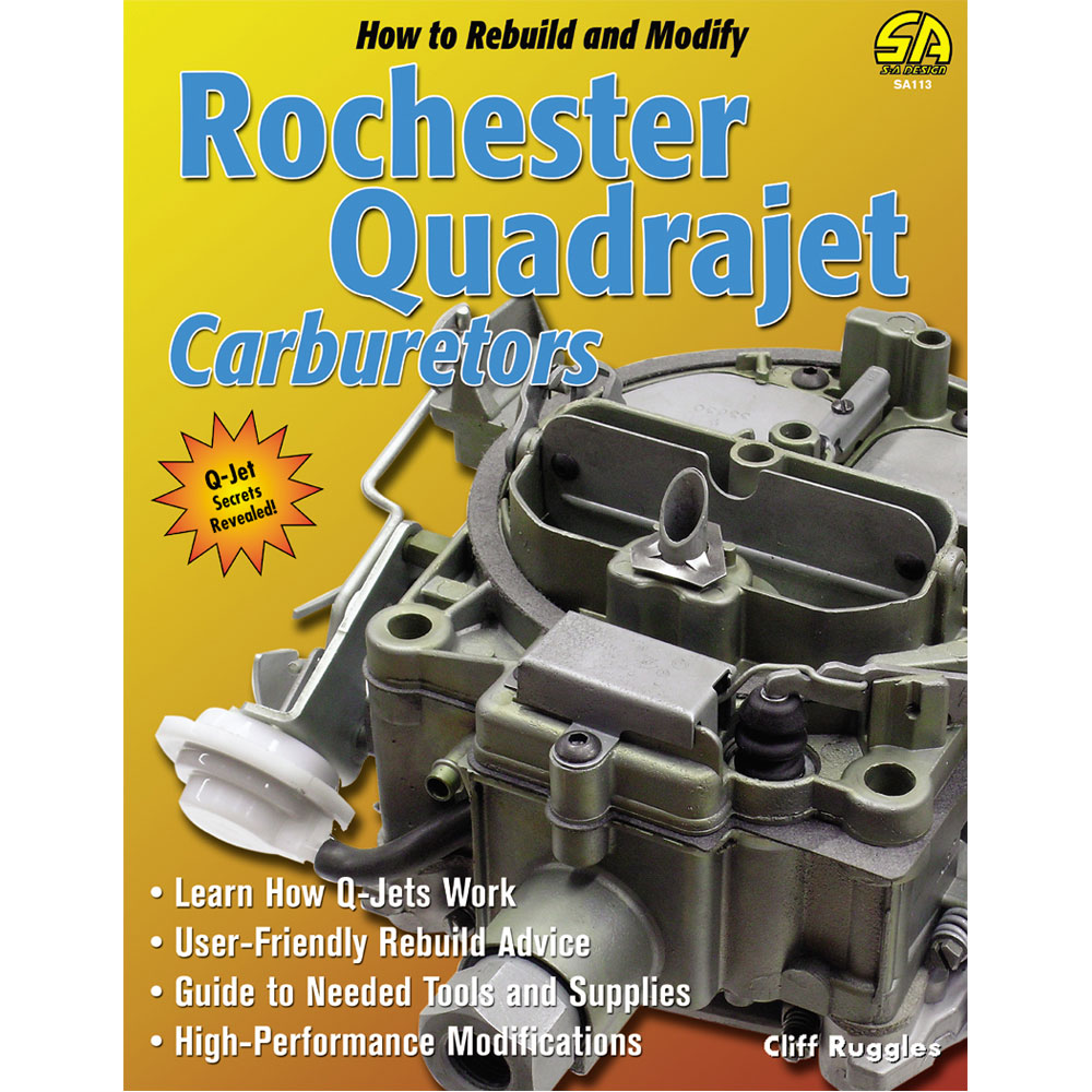 Photo for SA Design Books Enthusiast Book SA113; How to Rebuild and Modify Rochester Quadrajet Carburetors