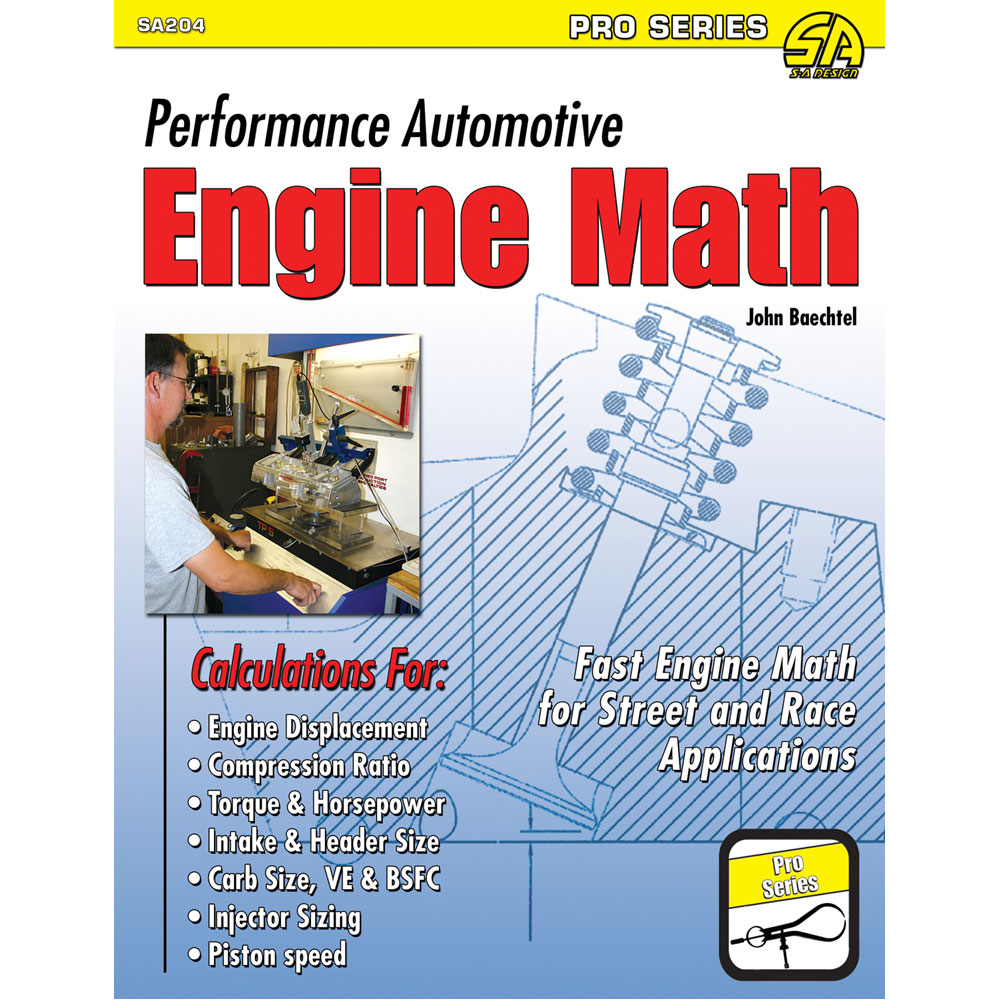 Photo for SA Design Books Enthusiast Book SA204; Performance Automotive Engine Math