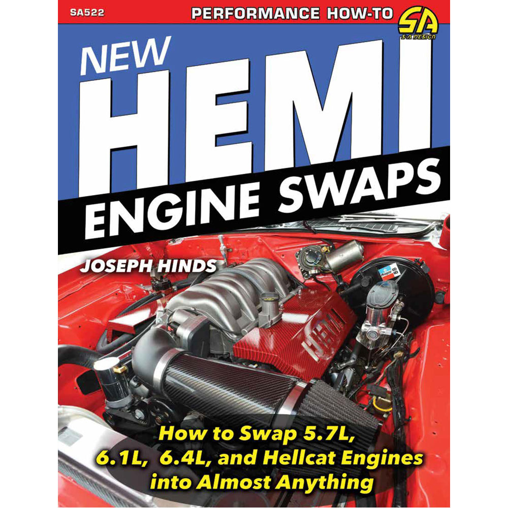 Photo for SA Design Books Enthusiast Book SA522; New Hemi Engine Swaps: How to Swap 5.7, 6.1, 6.4 and Hellcat Engines into Almost Anything 