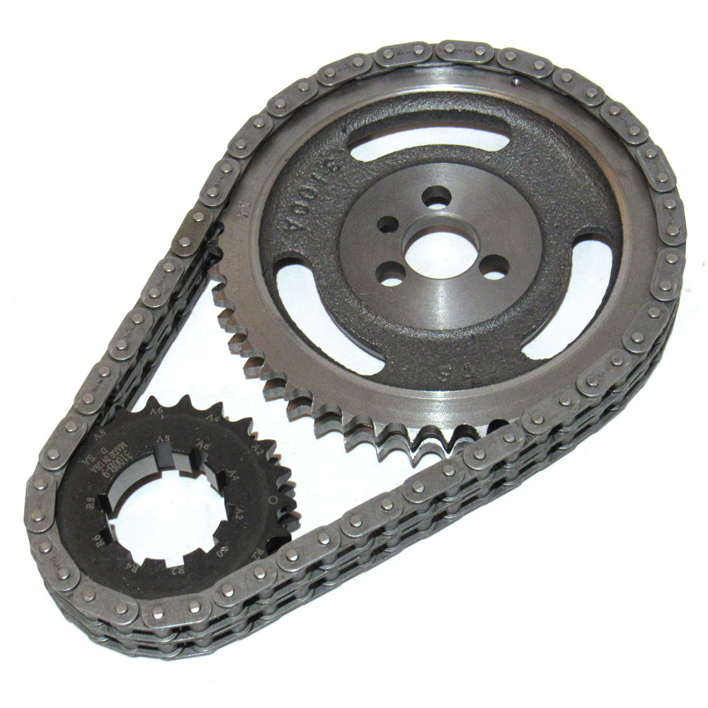 SA Gear Timing Set 78100T-9R; Roller Timing Set Double Roller 0.250 in. for Chevy 262 to 400 