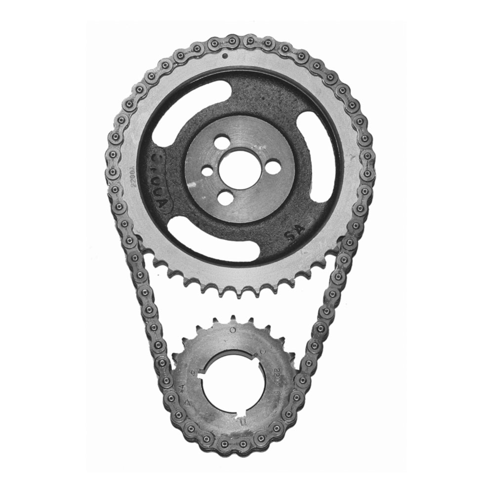 SA Gear Timing Set 78200; Roller Timing Set Double Roller 0.222 in. for 1955 to 1996 Chevy 262 to 400, 200 to 262 