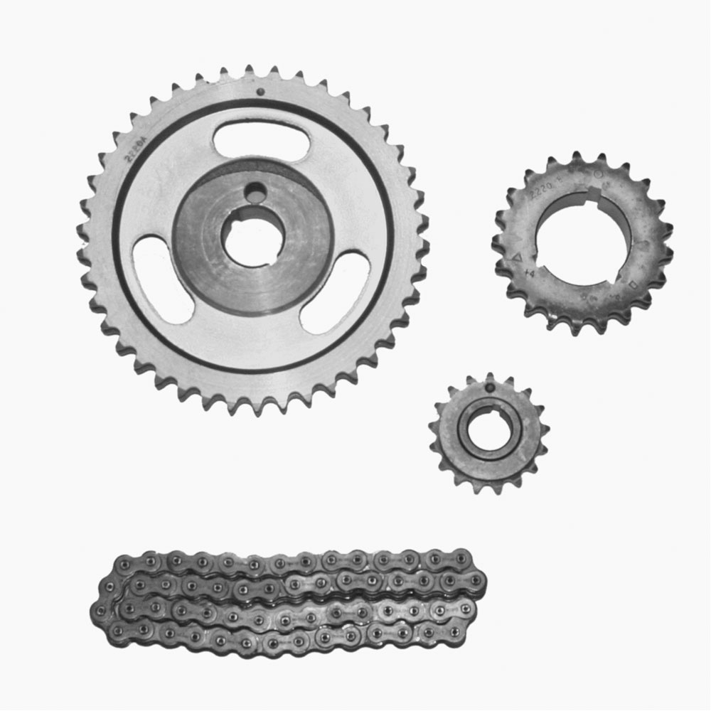 SA Gear Timing Set 78220; Roller Timing Set Double Roller 0.222 in. for Ford 289 to 351W 