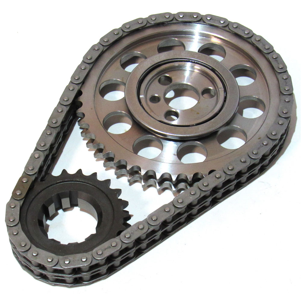 SA Gear Timing Set 78500T-9R; Roller Timing Set Double Roller 0.250 in. for Chevy 262 to 400, 200 to 262 