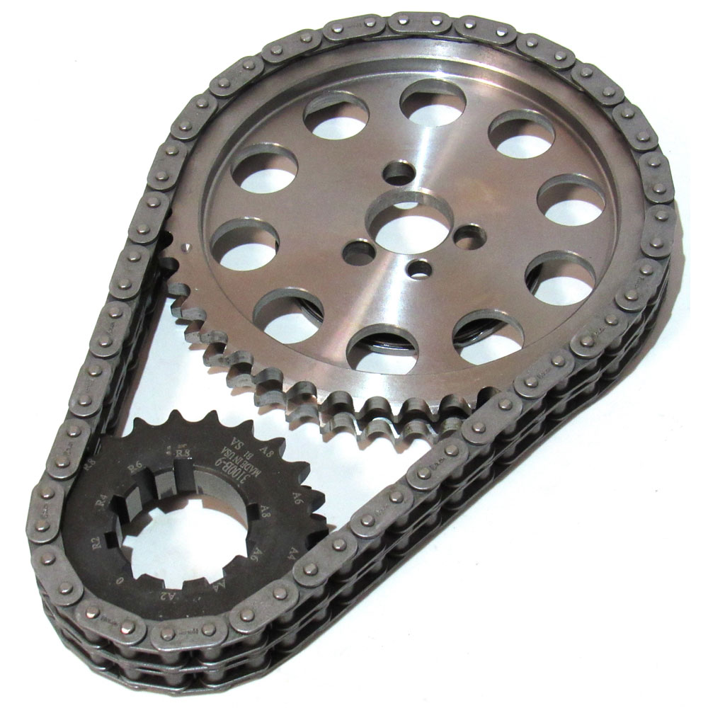 SA Gear Timing Set 78500T-9R; Roller Timing Set Double Roller 0.250 in. for Chevy 262 to 400, 200 to 262 