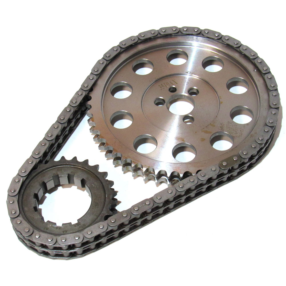 SA Gear Timing Set 78510T-9R; Roller Timing Set Double Roller 0.250 in. for Chevy 396 to 454 