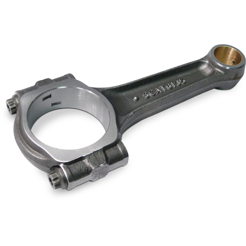 Scat Connecting Rods 26135; Pro Stock I-Beam 6.135 in. Bushed for Chevy 396 to 454 