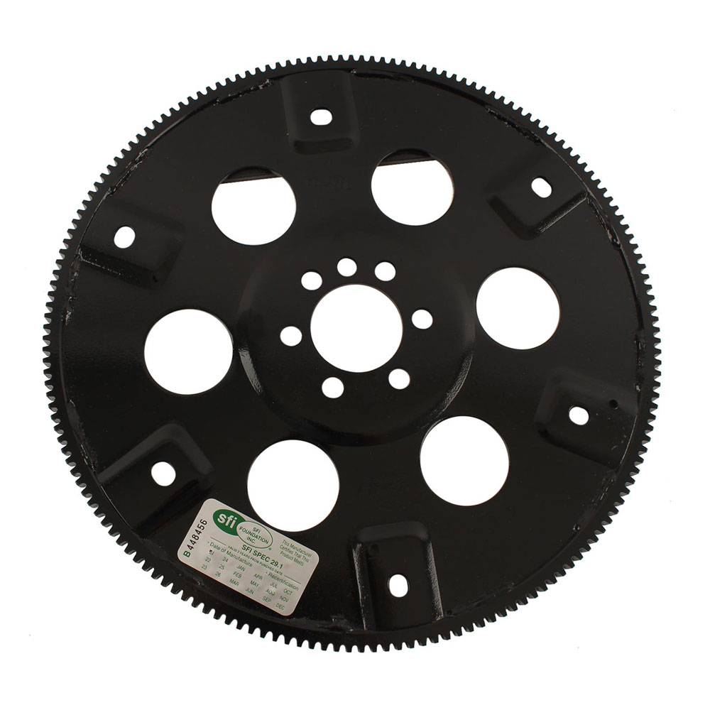 Scat Cranks Flexplate FP-350L-153-SFI; SFI Flexplate 153t External SFI 29.1 Steel for 1986 to 1997 Chevy 305 to 350 