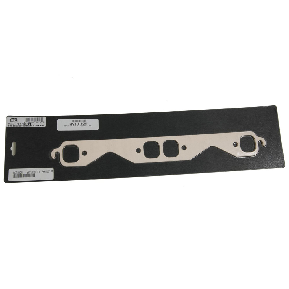 SCE Gaskets Header Gaskets 111081; Accu Seal E Round 1.630 in. 1.630 in. High Temp White Composite for Chevy 262 to 400 