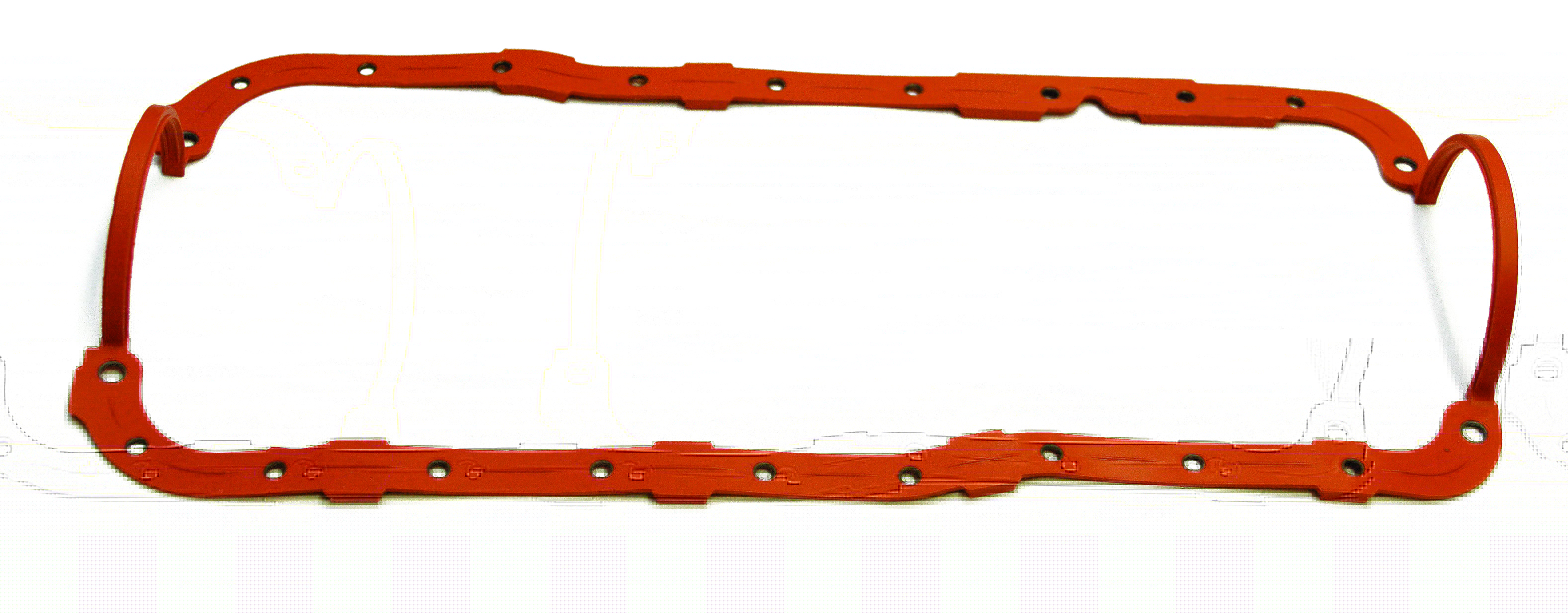 SCE Gaskets Oil Pan Gasket 236091; Accu Seal Pro 1-Piece Silicone, Steel Inserts for 1969-1998 Ford 351W 