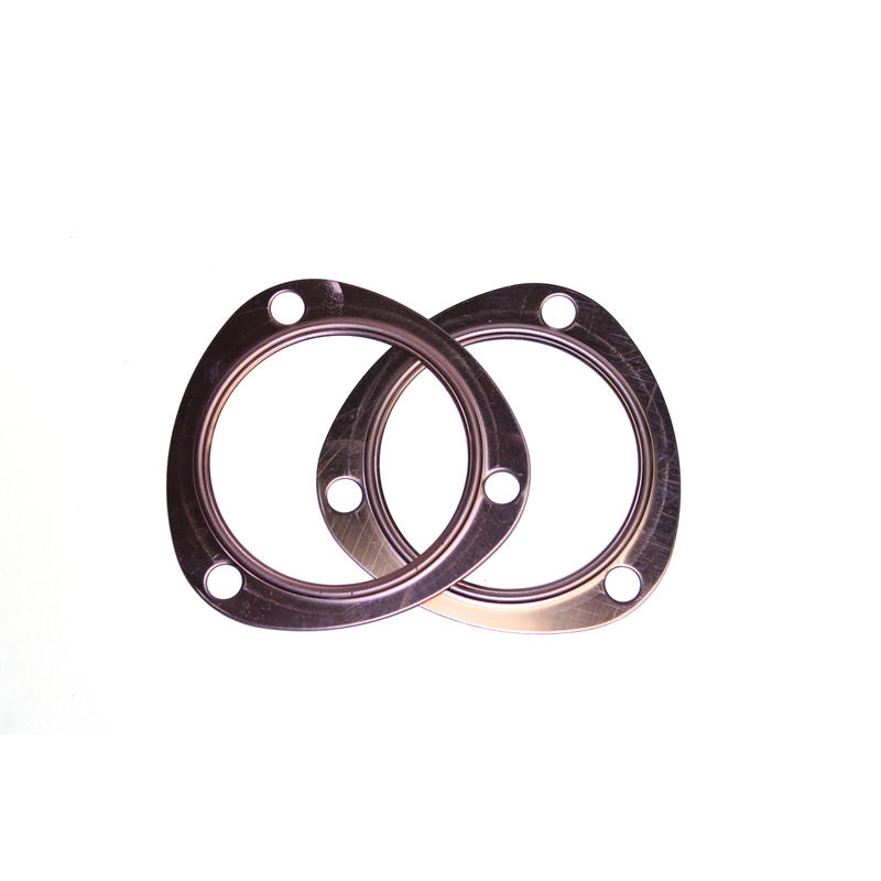 SCE Gaskets Exhaust Collector Gasket 4300; Pro Copper Embossed Copper 3 Bolt 3.000 in. 