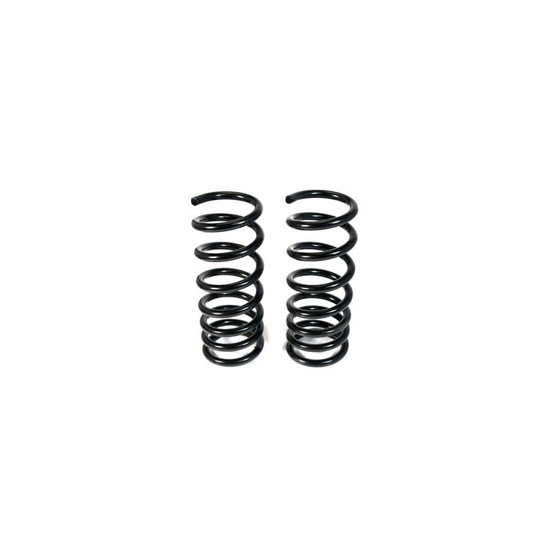 Scott Drake Coil Spring Set C5ZZ-5310-PR; Black Powdercoat Steel 