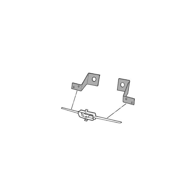 Photo for Scott Drake Grille Emblem Mount Kit C5ZZ-8182-3-A; 