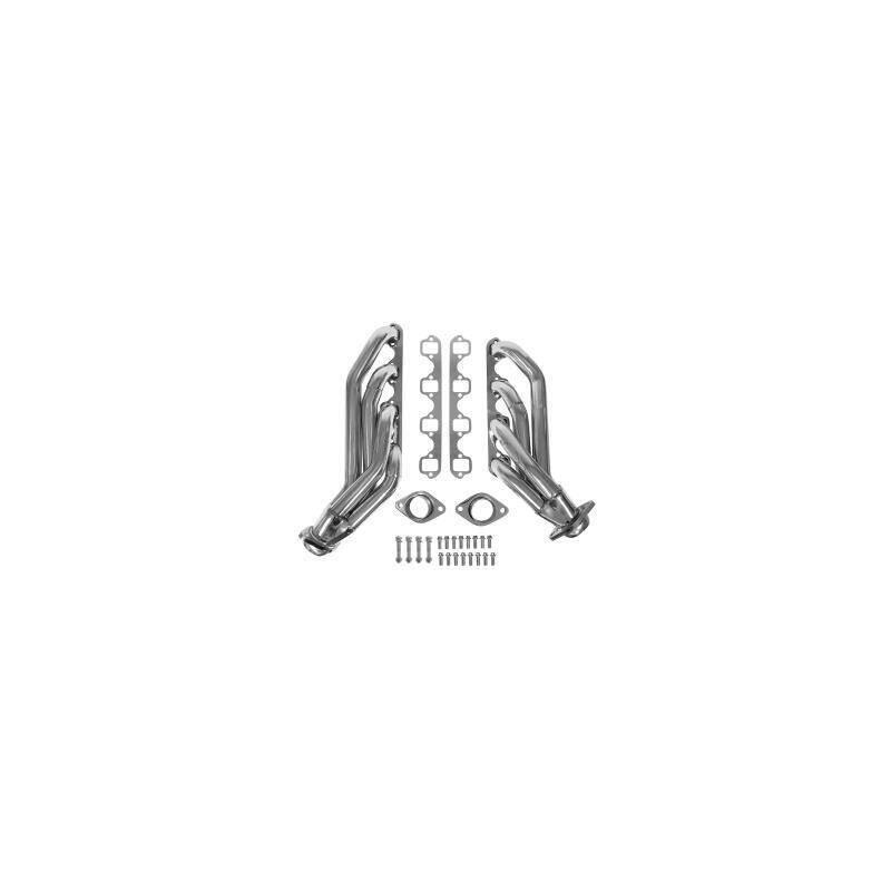 Photo for Scott Drake Exhaust Header C5ZZ-9430-SS-SH; 2.250 in. Silver Ceramic Coated Stainless Steel for Ford SBF