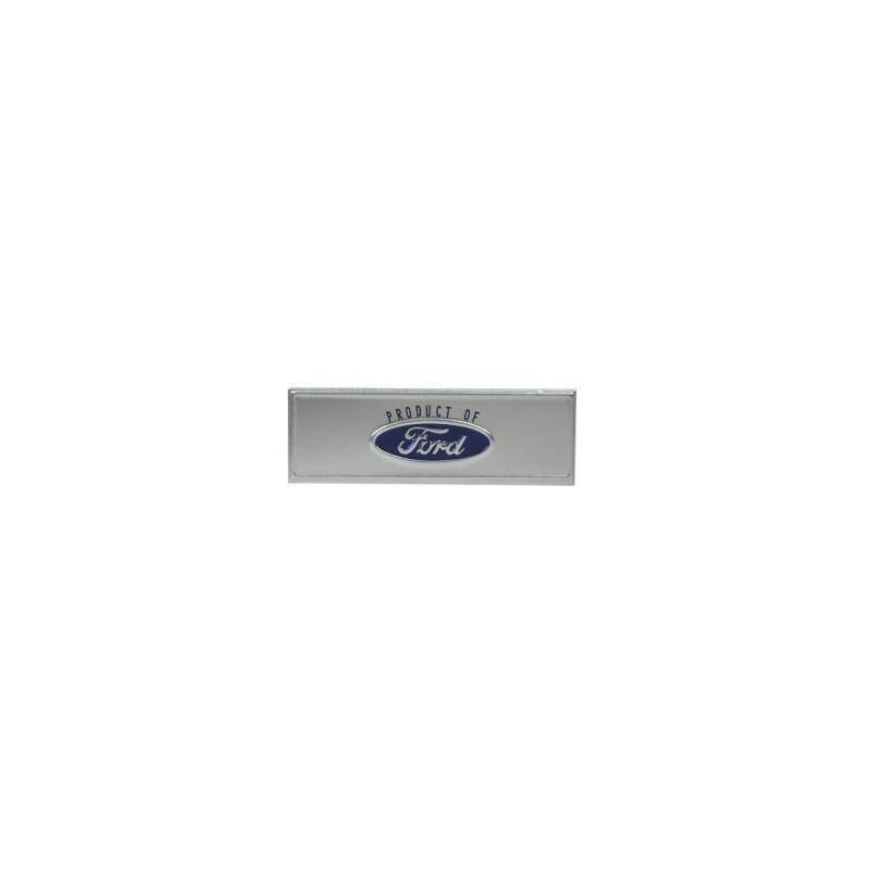 Scott Drake Door Trim Sill Plate Insert C8ZZ-6513208-T; 