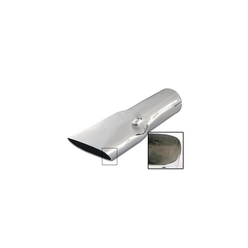 Photo for Scott Drake Exhaust Tail Pipe Tip D0ZZ-5255-AR; Chrome Steel 1970 