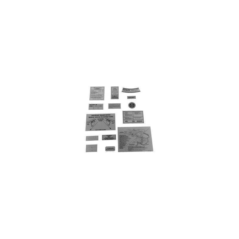 Photo for Scott Drake Body Decal Kit DK-26;