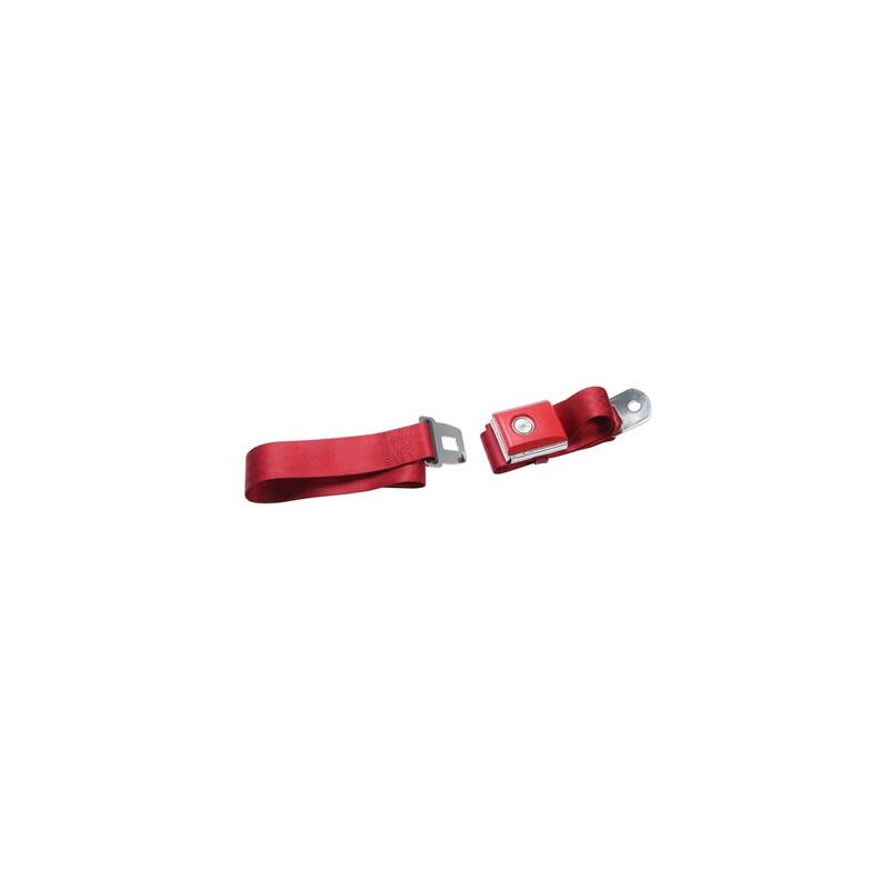 Photo for Scott Drake Seat Belt SB-DR-PBSB; Dark Red 2 Point Push Button