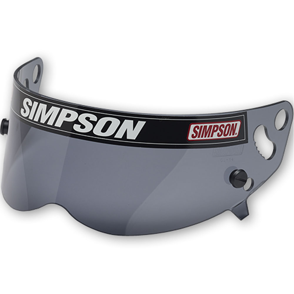 Photo for Simpson Helmet Shield 1021-17; Smoke X Bandit, Diamondback, Skull and RX