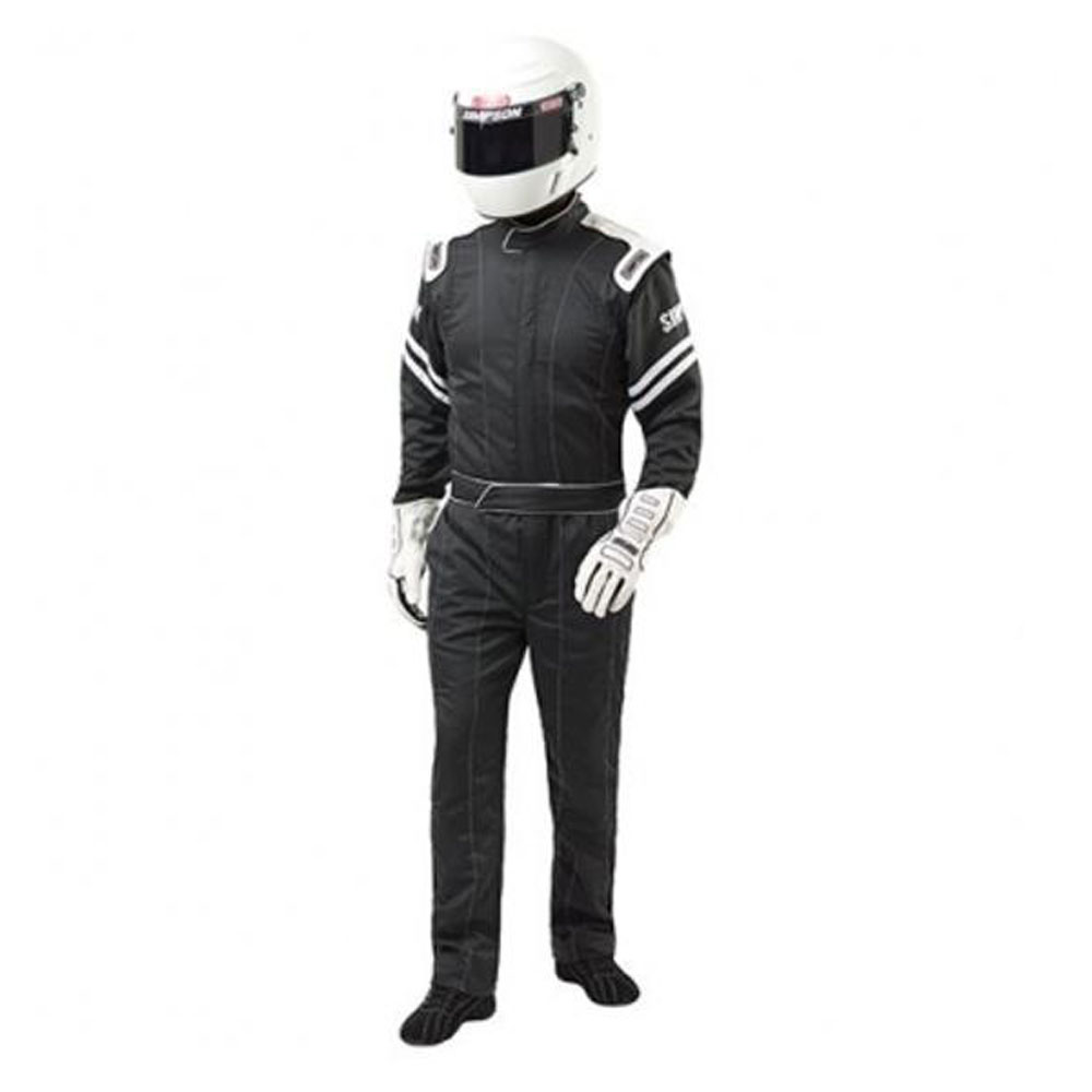 Photo for Simpson Racing Suit L202271; Legend 2 SFI 3.2A/1 Medium Black, Black