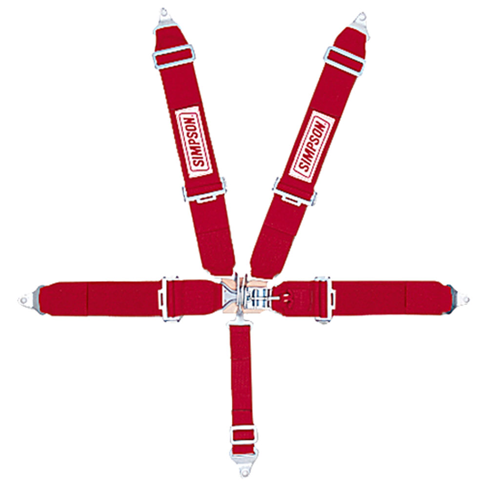 Simpson Seat Belt Harness 29063BL; Blue Latch and Link 